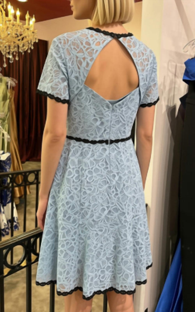 adelyn rae Lace Mini Dress In Blue