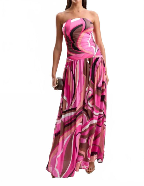 Cin Cin Mode Maxikleid Pink XSmall 2