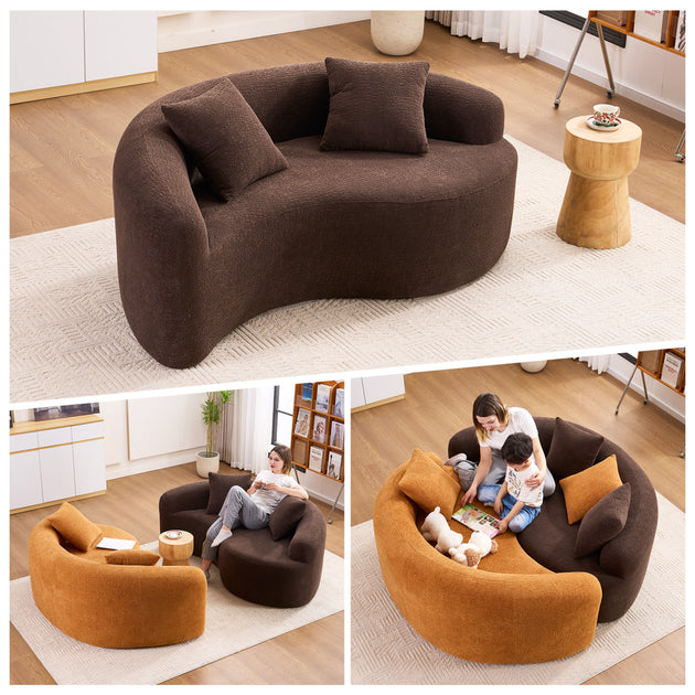 Streamdale Yin Yang Sofa Chenille 3