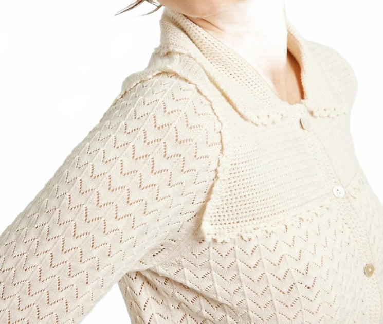 MILLE Andie Cardigan Beige Large 4