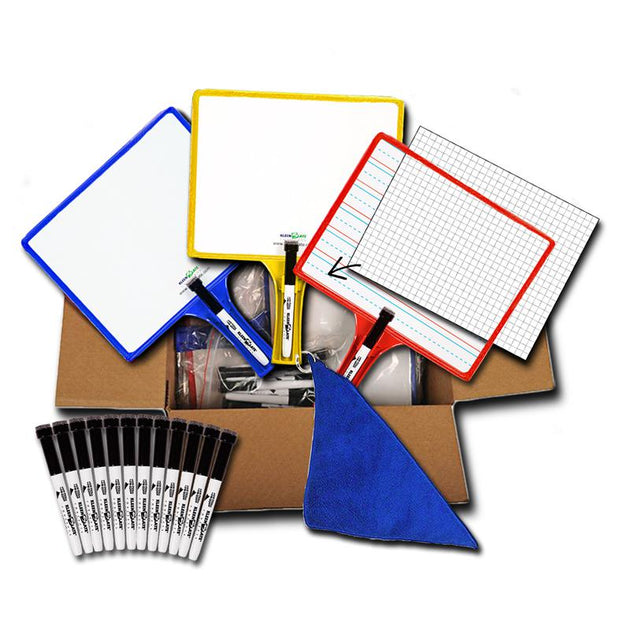 KleenSlate Concepts Dry Erase Board Paddle System 12 Pack 2