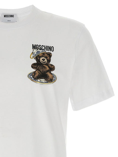 Moschino Crew Neck T-Shirt White Small 3