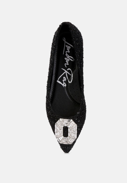 London Rag Aria Flats Black US 7 3