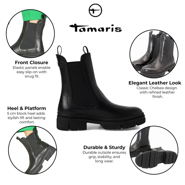 Tamaris Classic Chelsea Boot Black EU 36 3