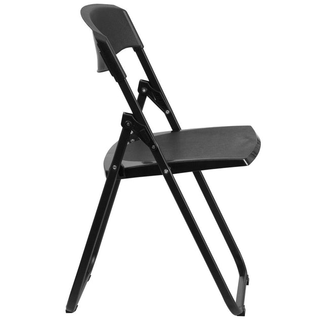 Flash Furniture HERCULES Series Folding Chair Black 4