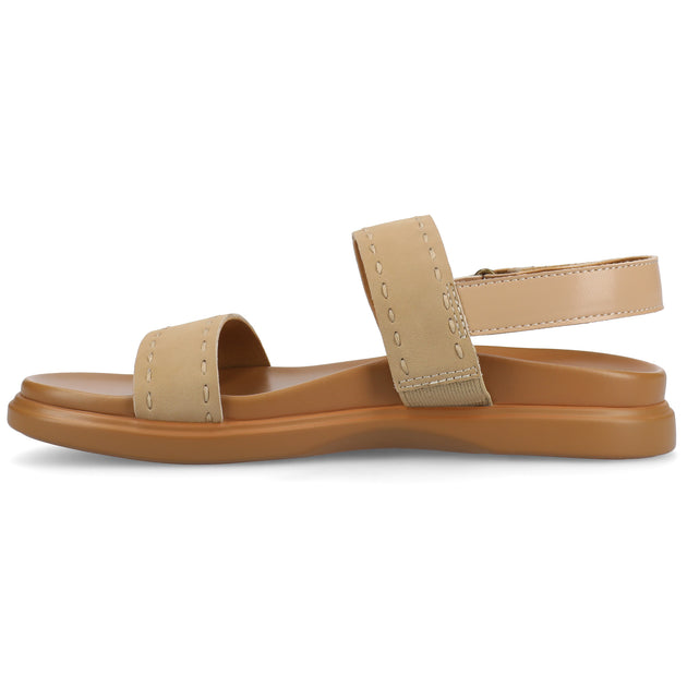 Journee Collection Milie Sandals Brown US 8.5 3