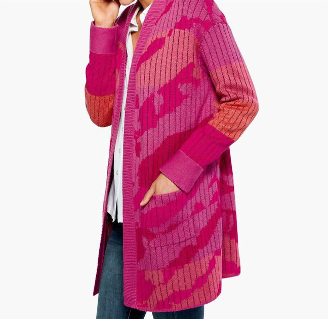 Nic + Zoe Samantha Sun Chaser Cardigan Pink XLarge 3