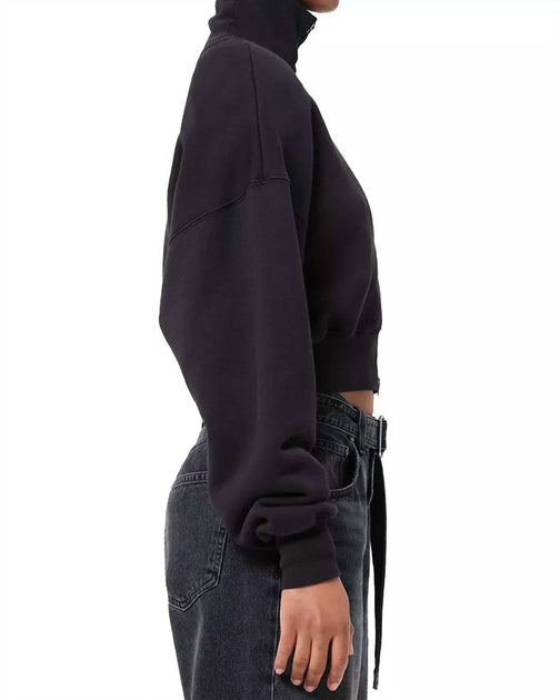 AGOLDE Darby Kapuzen-Sweatshirt mit Reißverschluss Blau Medium 3