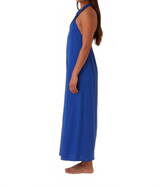 Kaia Halter Dress Cobalt / S