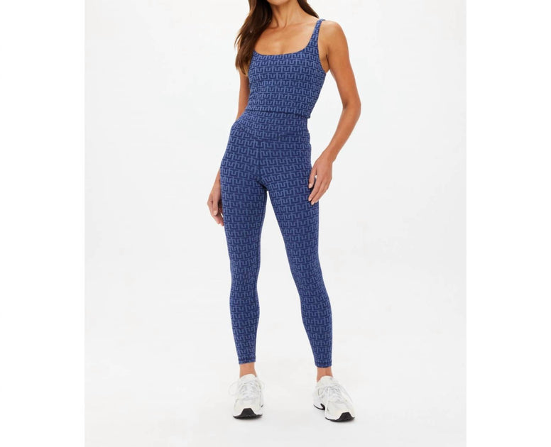 The Upside Farrow Scoop Crop Top Blue XLarge 4