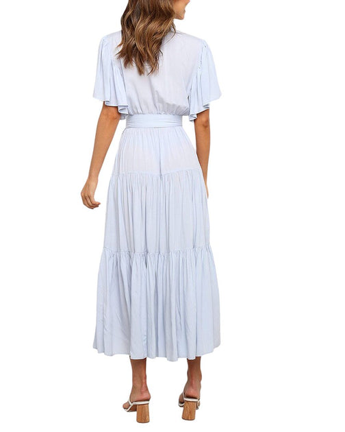 Vincent Midi Dress Blue US 6 3
