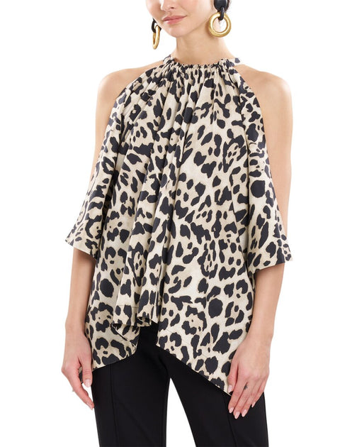 Natori Jaguar Handkerchief Top Brown XS 2
