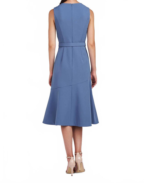 Kay Unger Janet Midi Dress Blue US 8 3
