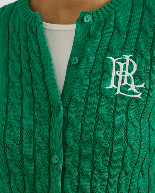 Ralph Lauren Ralhan Cardigan Grün Small 4
