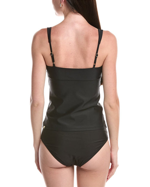Summersalt The Oasis Tankini Top Black US 14 3