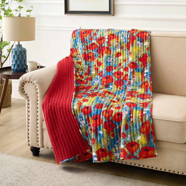 BreeBe Poppies Throw 2