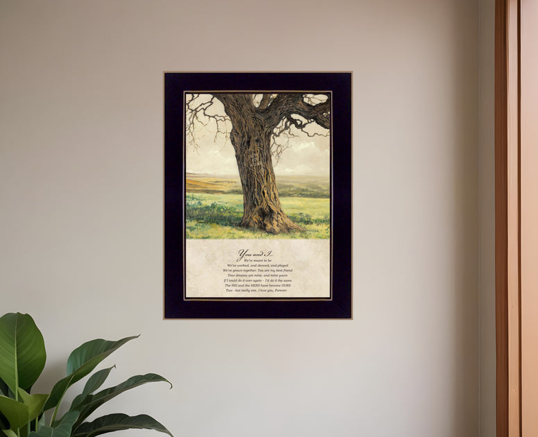 Hivvago Forever Black Framed Print Wall Art 2