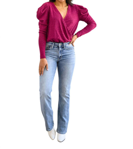 White Birch Take Me Out Bodysuit Pink Plus Size 2X 2