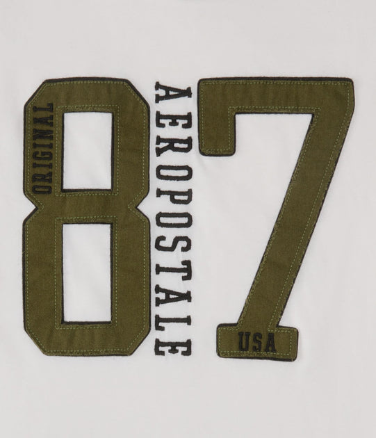Aeropostale Original 87 Applique Graphic Tee Multi Large 3