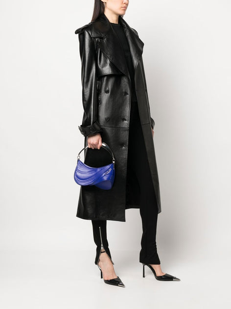 Mugler Spiral Curve 01 Tote Bag Blue 4