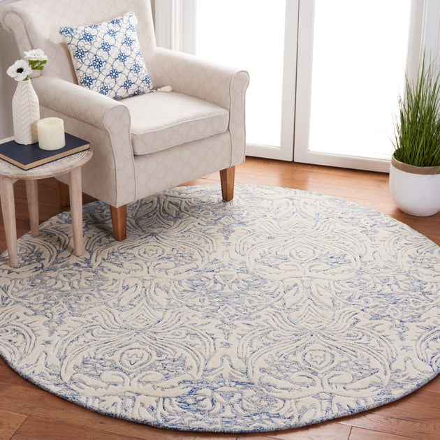 Safavieh MET850 Area Rug Blue/Ivory 4