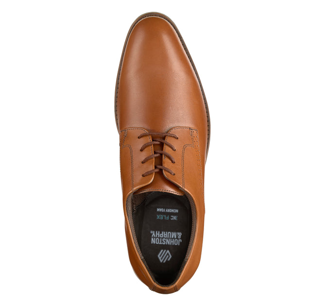 Johnston & Murphy XC4 Lavoy Plain Toe Oxford Brown 9 3