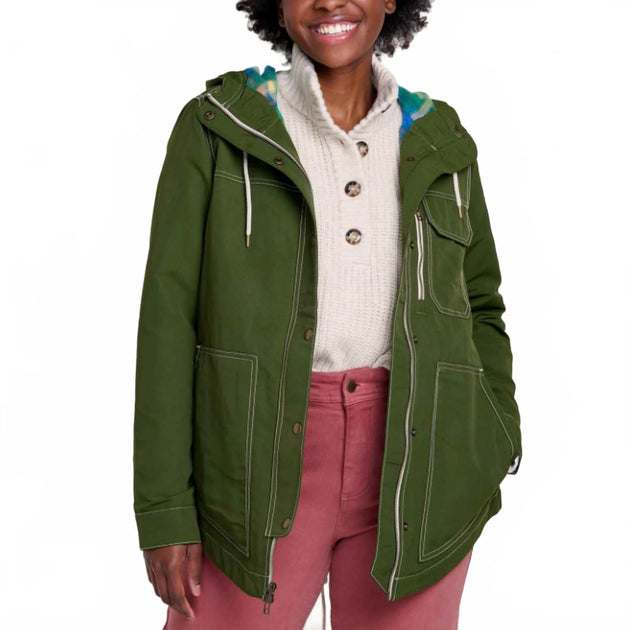 TOAD & CO Forester Pass Parka Jacket Green Large 2