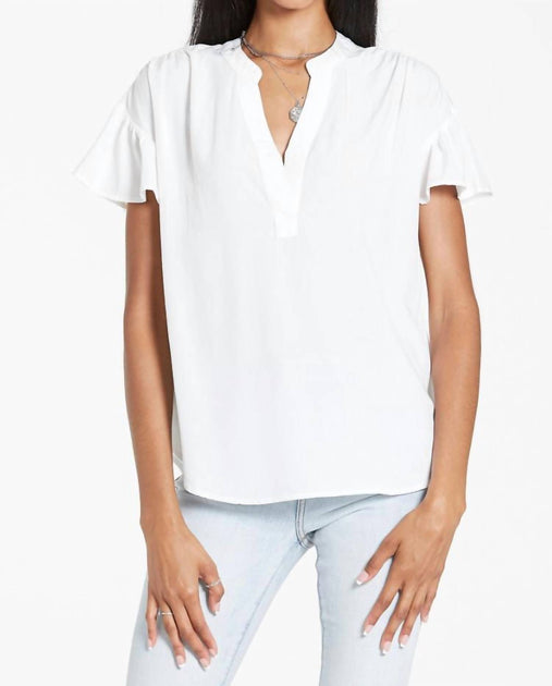 Dear John Denim Top Blake Blanc Large 2