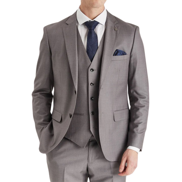 Infinity Men's Tailored Suit Blazer Grey US 40 Regular 3