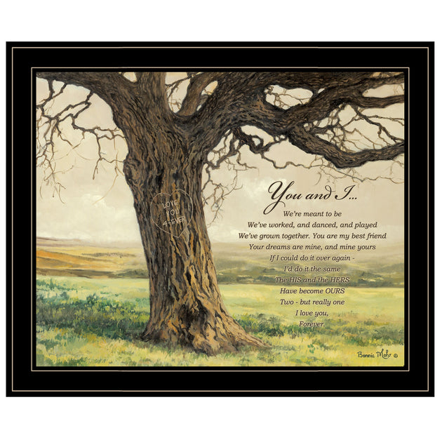 Hivvago Forever 5 Framed Print Wall Art Black 3