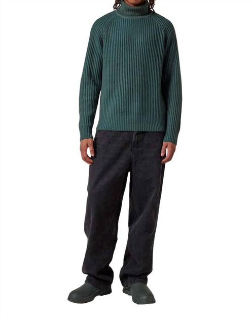 Parajumpers Ettore Turtleneck Sweater Green Large 2