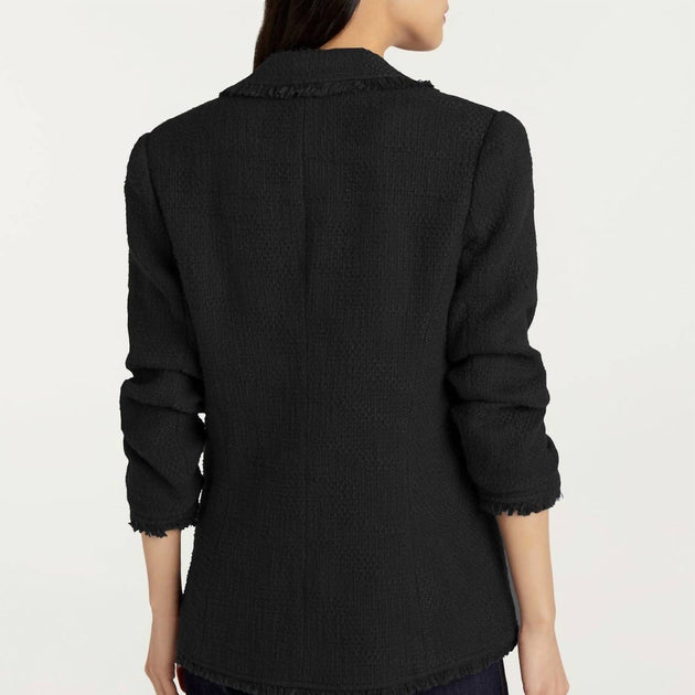 cinq a sept Khloe Boucle Blazer Black US 4 3