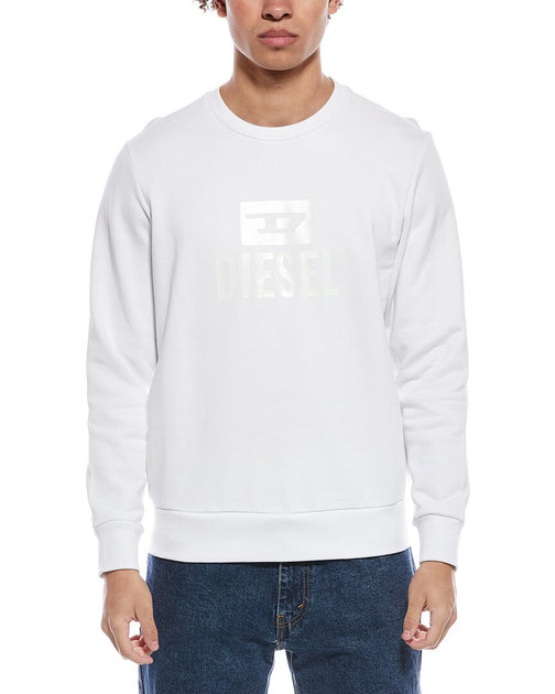 Diesel Gir Crewneck Sweatshirt White Medium 2