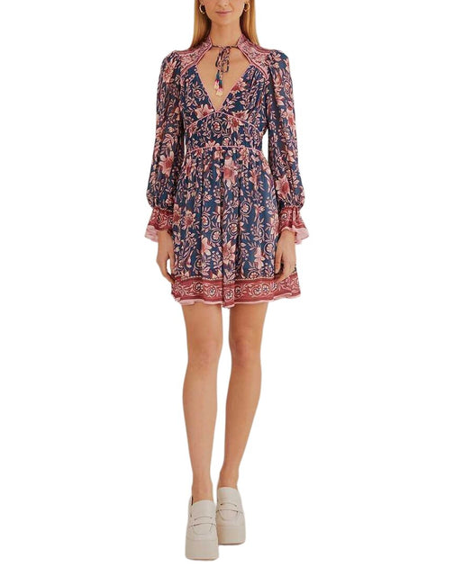 FARM Rio Ainika Charm Mini Dress Teal XXS 2