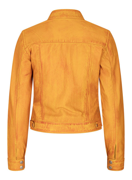 TruClothing Biker Jacket Yellow Small 4