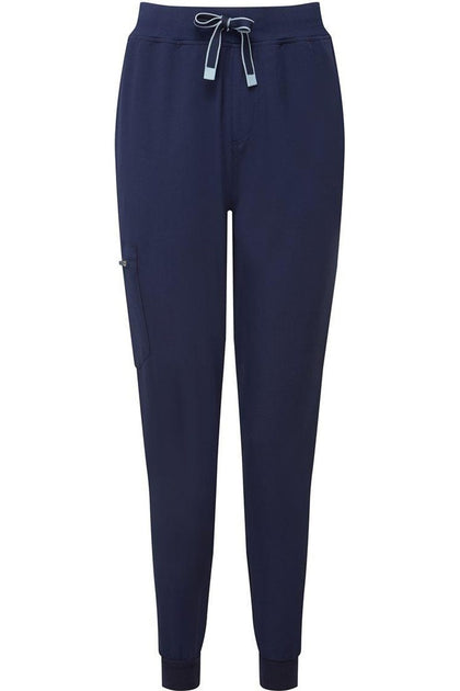 Onna Women's Energized Stretch Jogger Scrub Pants Blue Large 2