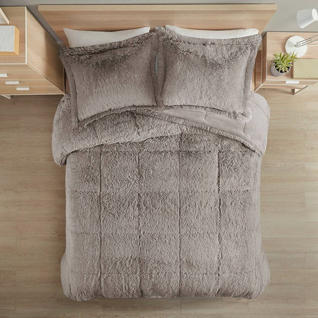 Hivvago Full/Queen Comforter Set Grey 2