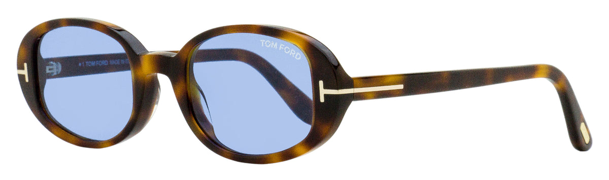 Tom Ford Iggy Sunglasses Havana Blue 49mm 2