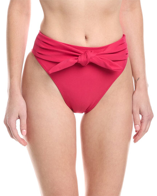 Montce Paula Tie-Up Bikini Bottom Pink Large 2