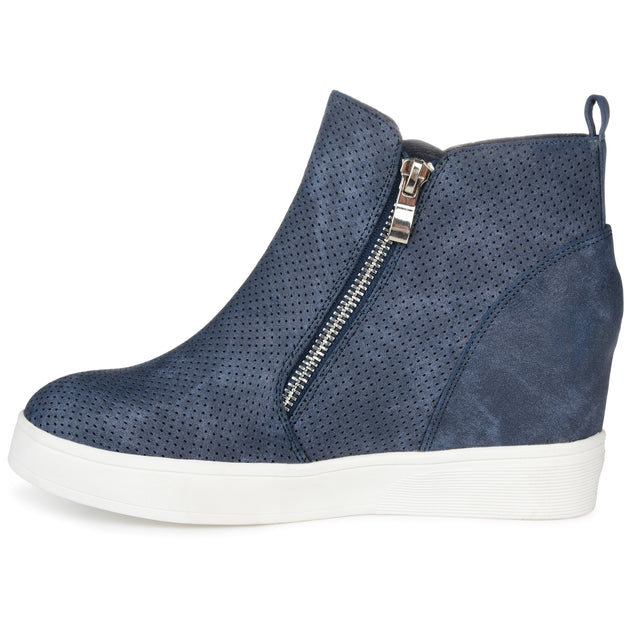 Journee Collection Pennelope Sneaker Wedge Multi US 9.5 3