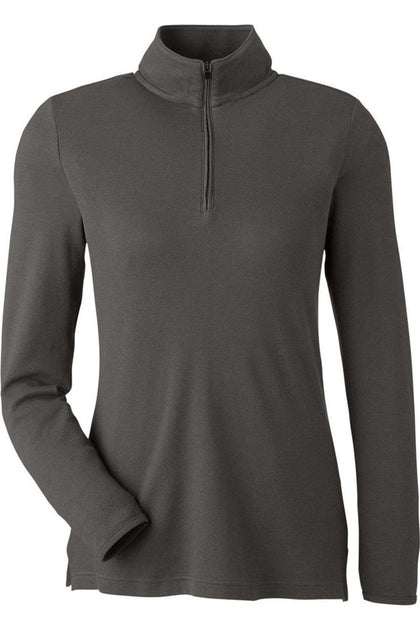 Devon & Jones Women's New Classics Performance Quarter-Zip Pullover White XXLarge 2