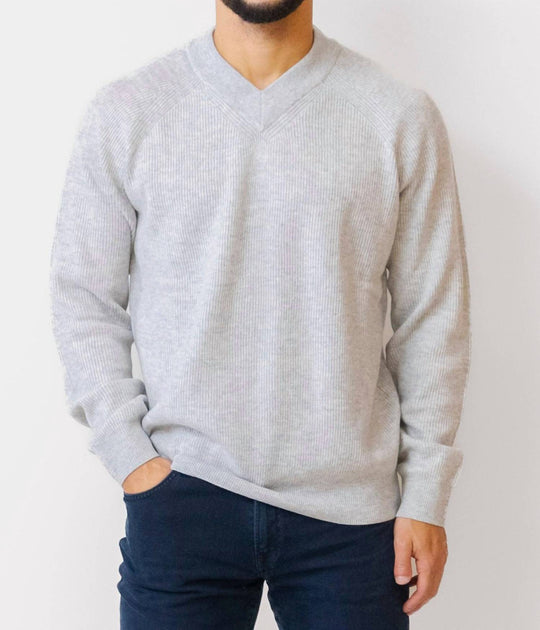 Rails Ansel V-Neck Sweater Grey XL 2