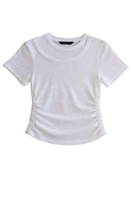Veronica Beard Damian T-Shirt White Medium 4