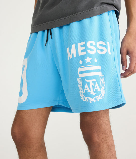 Aeropostale Messi 10 Afa Mesh Shorts Blue XLarge 4