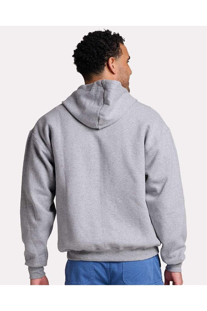 JERZEES Rugged Full-Zip Hooded Sweatshirt Grey XL 4