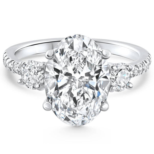Pompeii3 Diamond Engagement Ring 14k Gold US 7 3
