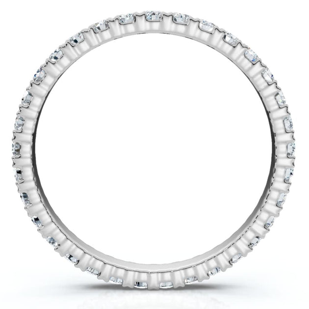 Pompeii3 5/8Ct Diamond Eternity Wedding Ring 14k Gold US 6.5 3