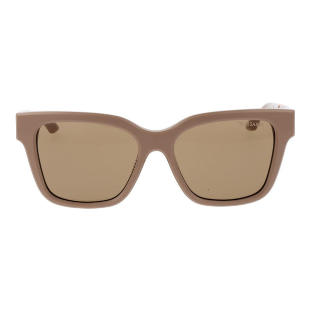 Trussardi Women's Acetate Sunglasses Beige 4