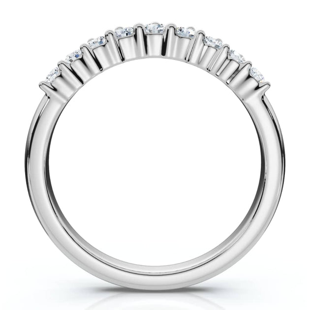 Pompeii3 Contour Wedding Guard Ring Multi 14k Gold US 7.5 5