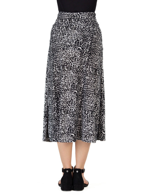 24seven Comfort Apparel 24sevenkid Girls Maxi Skirt Multi XLarge 4